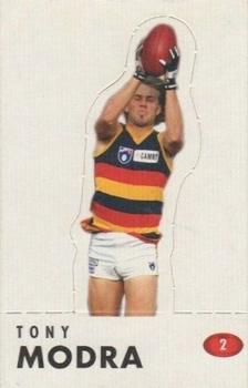 1996 Select AFL Stickers - Stand Ups #2 Tony Modra Front